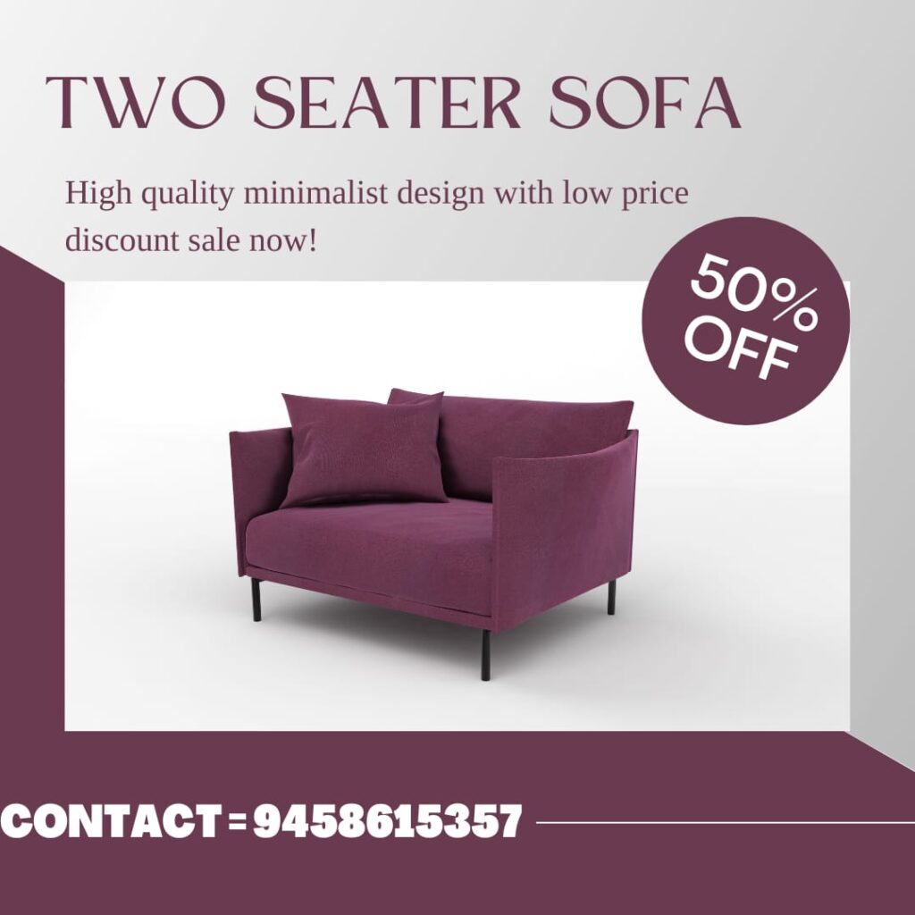 two seater sofa