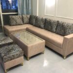 6 seater sofa and L shaped sofa design