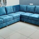 blue 6 seagter sofa design